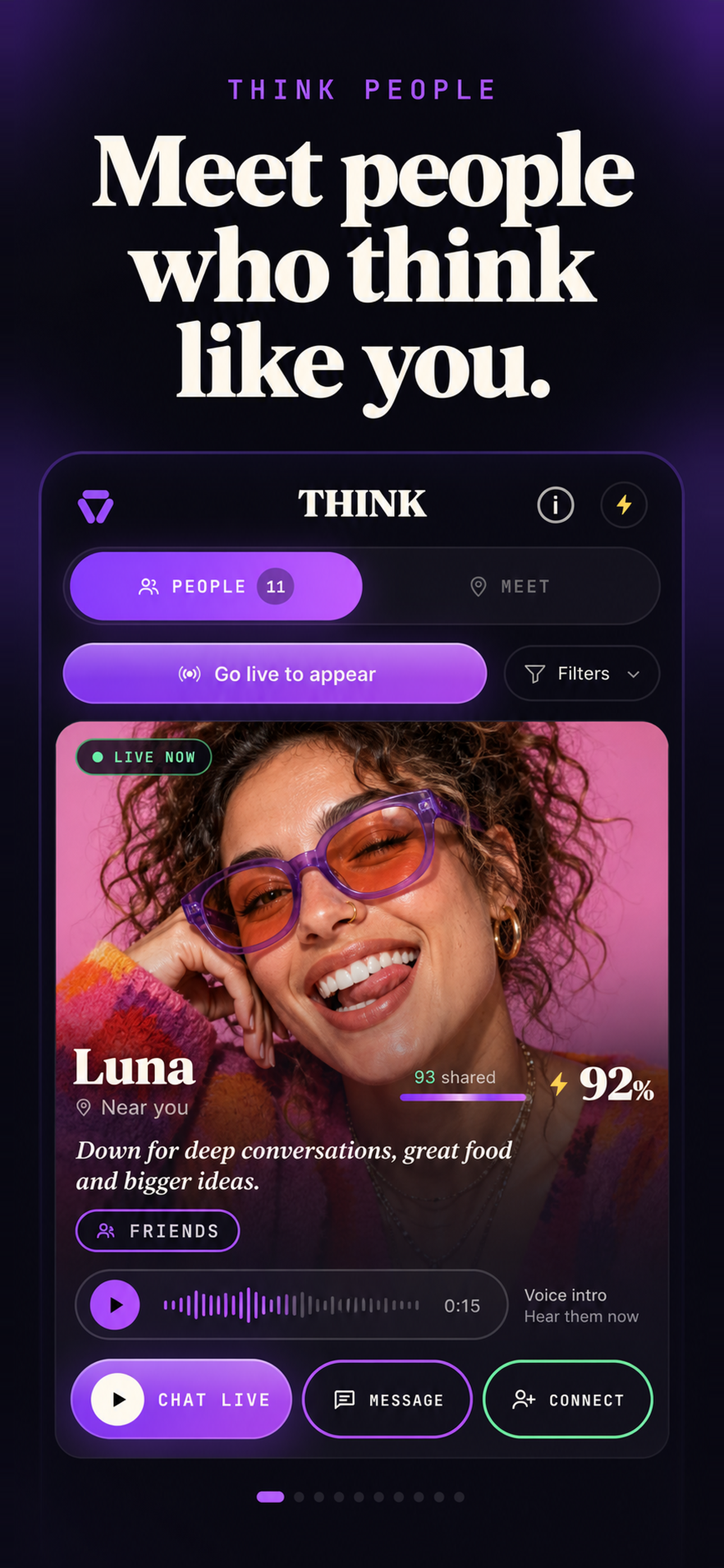THINK People screen
